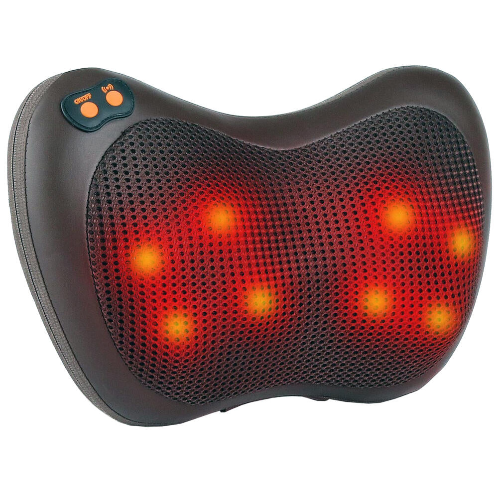 Cojín de Masaje Shiatsu con Calor – Alivio para Cuello, Espalda y Piernas